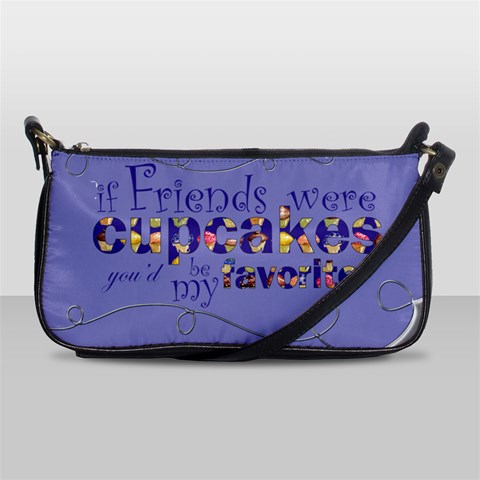 Friend Shoulder Clutch By Catvinnat Front