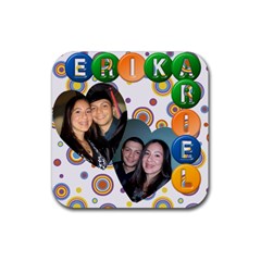 Ary & Erika Coaster 2 * - Rubber Coaster (Square)