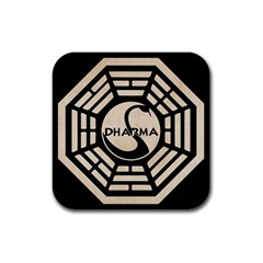 dharma posavasos - Rubber Coaster (Square)