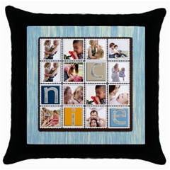 Nice gift - Throw Pillow Case (Black)