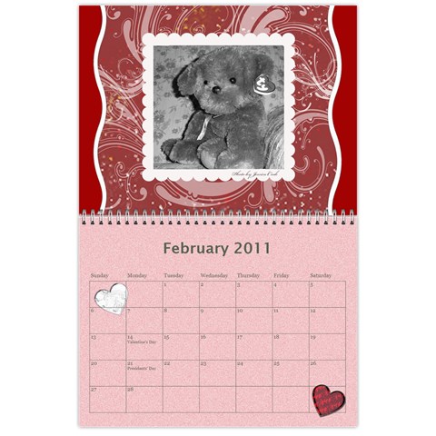Photography Class Calendar By Nancy B Feb 2011