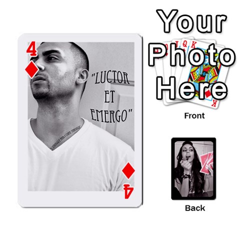 Playing Cards By Nena Front - Diamond4