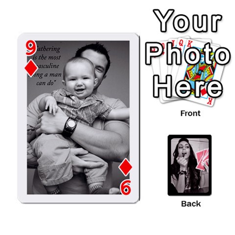 Playing Cards By Nena Front - Diamond9