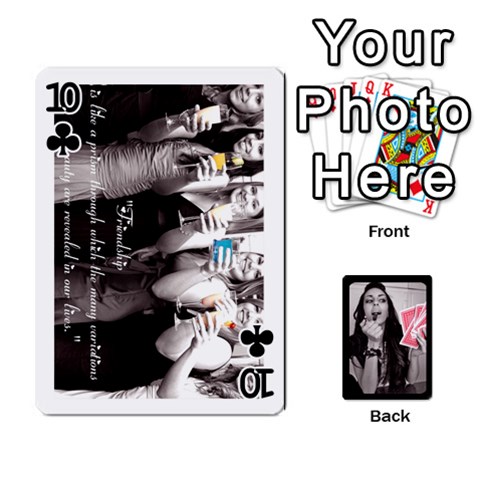 Playing Cards By Nena Front - Club10