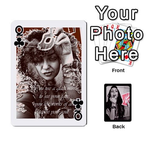 Queen Playing Cards By Nena Front - ClubQ