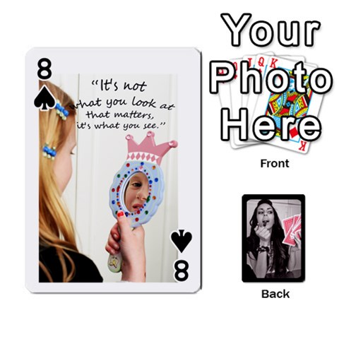 Playing Cards By Nena Front - Spade8