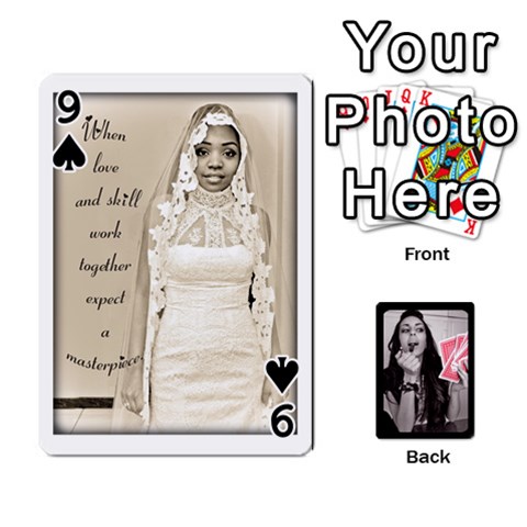 Playing Cards By Nena Front - Spade9