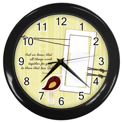 Chirp! Chirp! Clock By Spaces For Faces Front