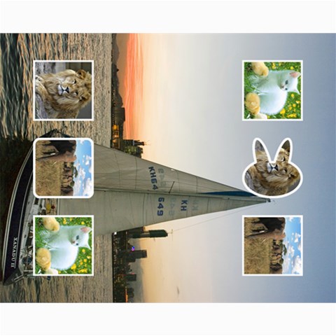 Collage 8  X 10  Collage Canvas  By Daniel 10 x8  Print - 1