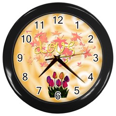 RELOJ-LOVE - Wall Clock (Black)