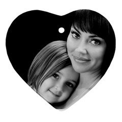 mom and daughter - Ornament (Heart)