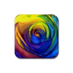 square rose coaster - Rubber Coaster (Square)