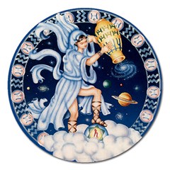 Aquarius Magnet - Magnet 5  (Round)