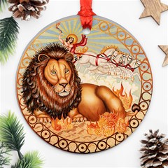 Leo zodiac ornament - Ornament (Round)