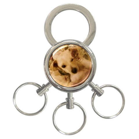 Dog Keychain By Justina Chow Front