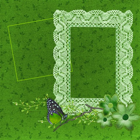 Go Green Quick Pages By Mikki 12 x12  Scrapbook Page - 1