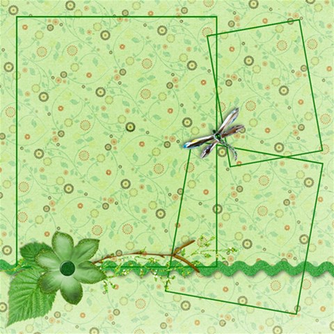 Go Green Quick Pages By Mikki 12 x12  Scrapbook Page - 3