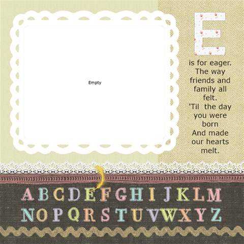 Haley s Abc Book 2009 To Print By Lisa 12 x12  Scrapbook Page - 7