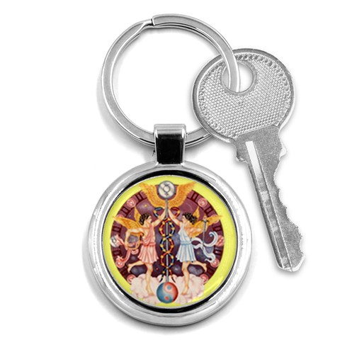 Gemini Starsign Zodiac Keyring By Enkay Front