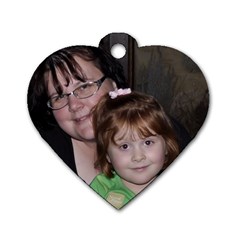 gramdma inez - Dog Tag Heart (Two Sides)