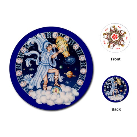 Aquarius Zodiac \playing Cards By Enkay Front