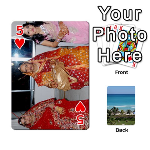 Playing Card 2 By Saurabh Front - Heart5