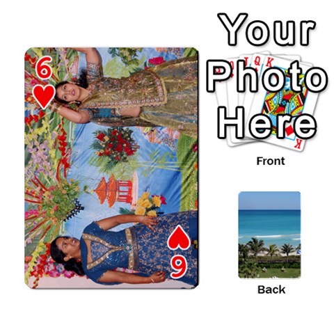 Playing Card 2 By Saurabh Front - Heart6
