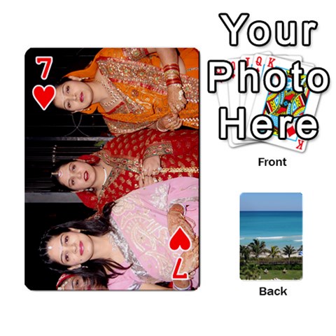 Playing Card 2 By Saurabh Front - Heart7