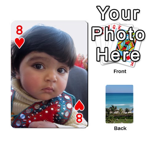 Playing Card 2 By Saurabh Front - Heart8