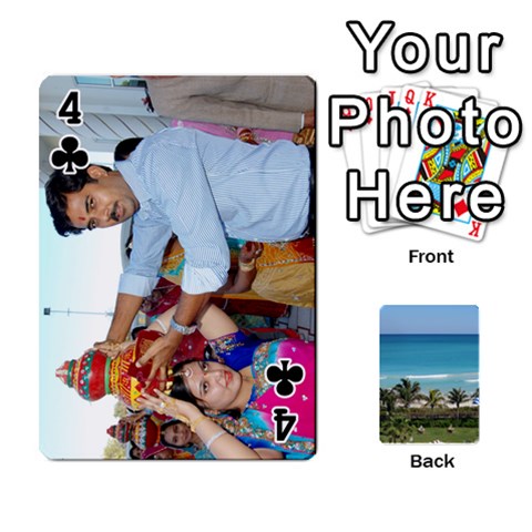 Playing Card 2 By Saurabh Front - Club4