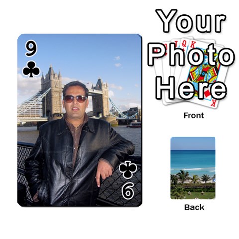 Playing Card 2 By Saurabh Front - Club9