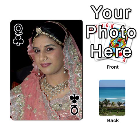 Queen Playing Card 2 By Saurabh Front - ClubQ