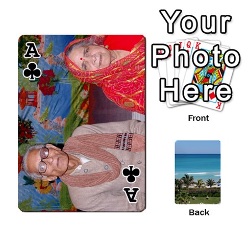 Ace Playing Card 2 By Saurabh Front - ClubA