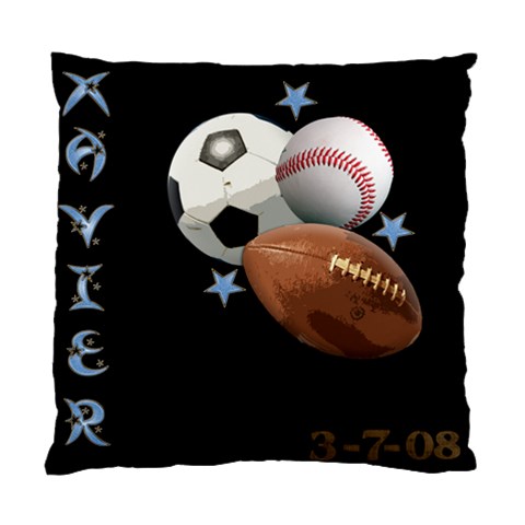 Xavier Pillow Case By Christine Castro Front