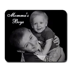 momma s boys mousepad - Large Mousepad