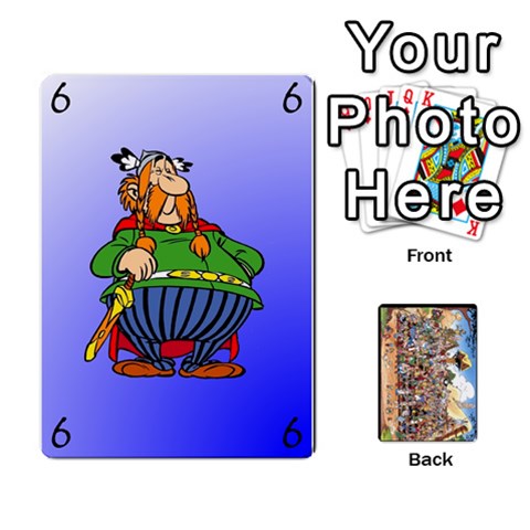 Asterix Battleline Deck1 By Alvise Fiume Front - Heart3