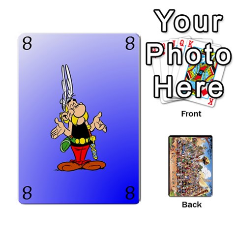Asterix Battleline Deck1 By Alvise Fiume Front - Heart5