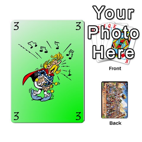 Asterix Battleline Deck1 By Alvise Fiume Front - Diamond5