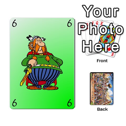 Asterix Battleline Deck1 By Alvise Fiume Front - Diamond8