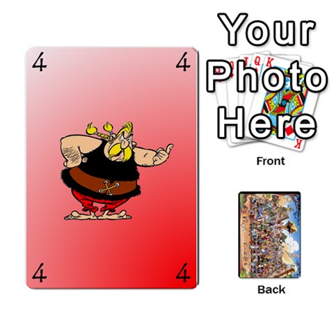 Jack Asterix Battleline Deck1 By Alvise Fiume Front - ClubJ