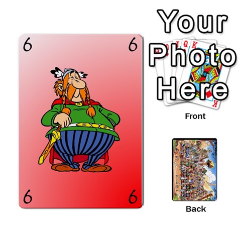 King Asterix Battleline Deck1 By Alvise Fiume Front - ClubK