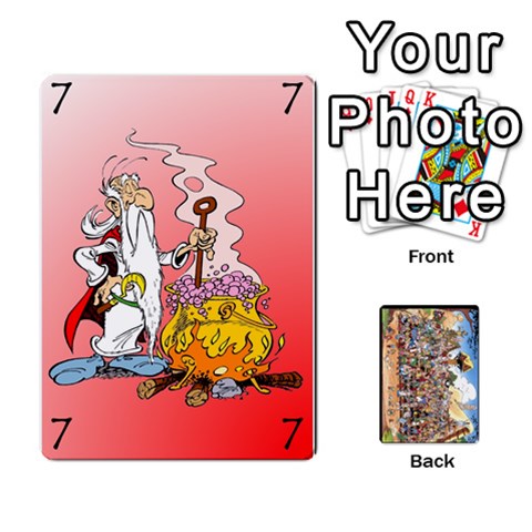 Ace Asterix Battleline Deck1 By Alvise Fiume Front - ClubA