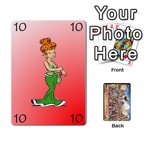 Asterix Battleline Deck2 By Alvise Fiume Front - Heart2