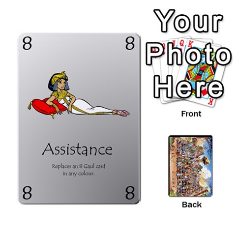 Queen Asterix Battleline Deck2 By Alvise Fiume Front - HeartQ