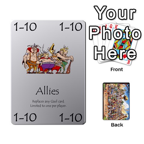 Ace Asterix Battleline Deck2 By Alvise Fiume Front - HeartA