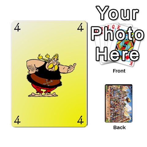 Asterix Battleline Deck2 By Alvise Fiume Front - Spade5