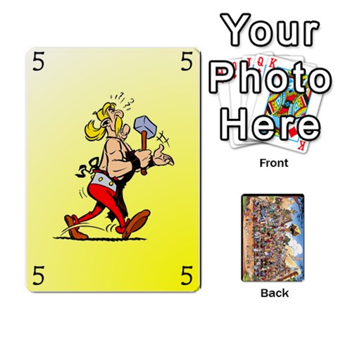 Asterix Battleline Deck2 By Alvise Fiume Front - Spade6