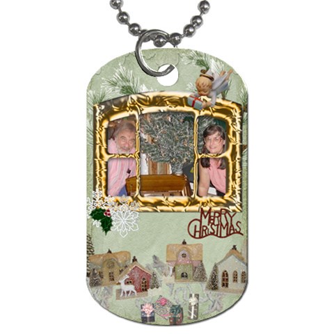 Christmas Remember When Dog Tag By Ellan Back