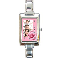 mother gift - Rectangle Italian Charm Watch