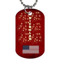 NICHOLAS FRAME TAG - Dog Tag (Two Sides)